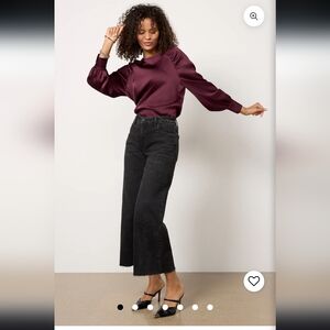 140$ Kut from the Kloth Black Wide-Leg Jeans